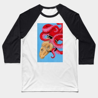 Octopus with Greek pottery Baseball T-Shirt